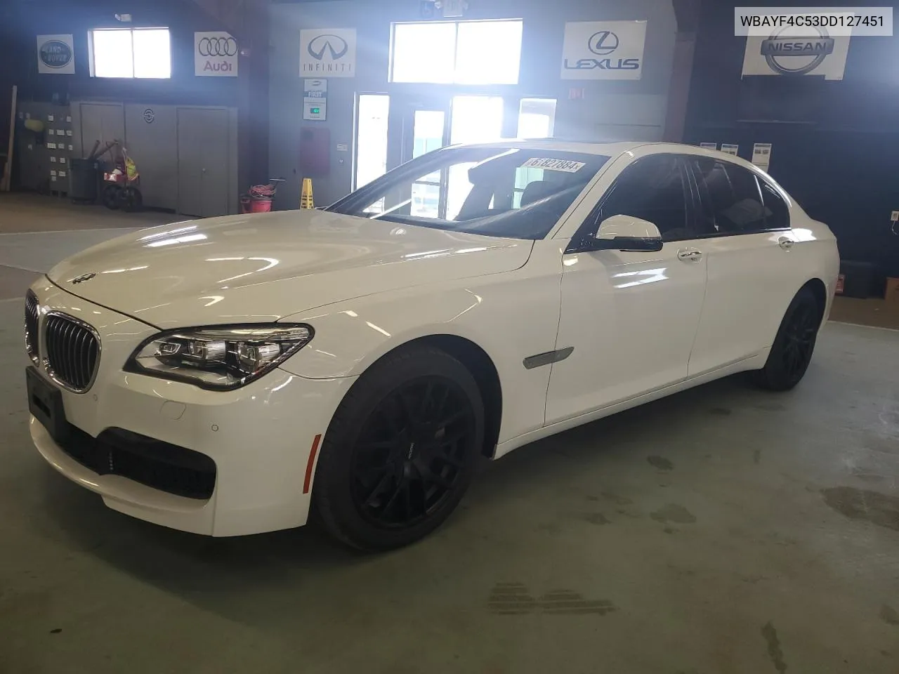 2013 BMW 740 Lxi VIN: WBAYF4C53DD127451 Lot: 61827884