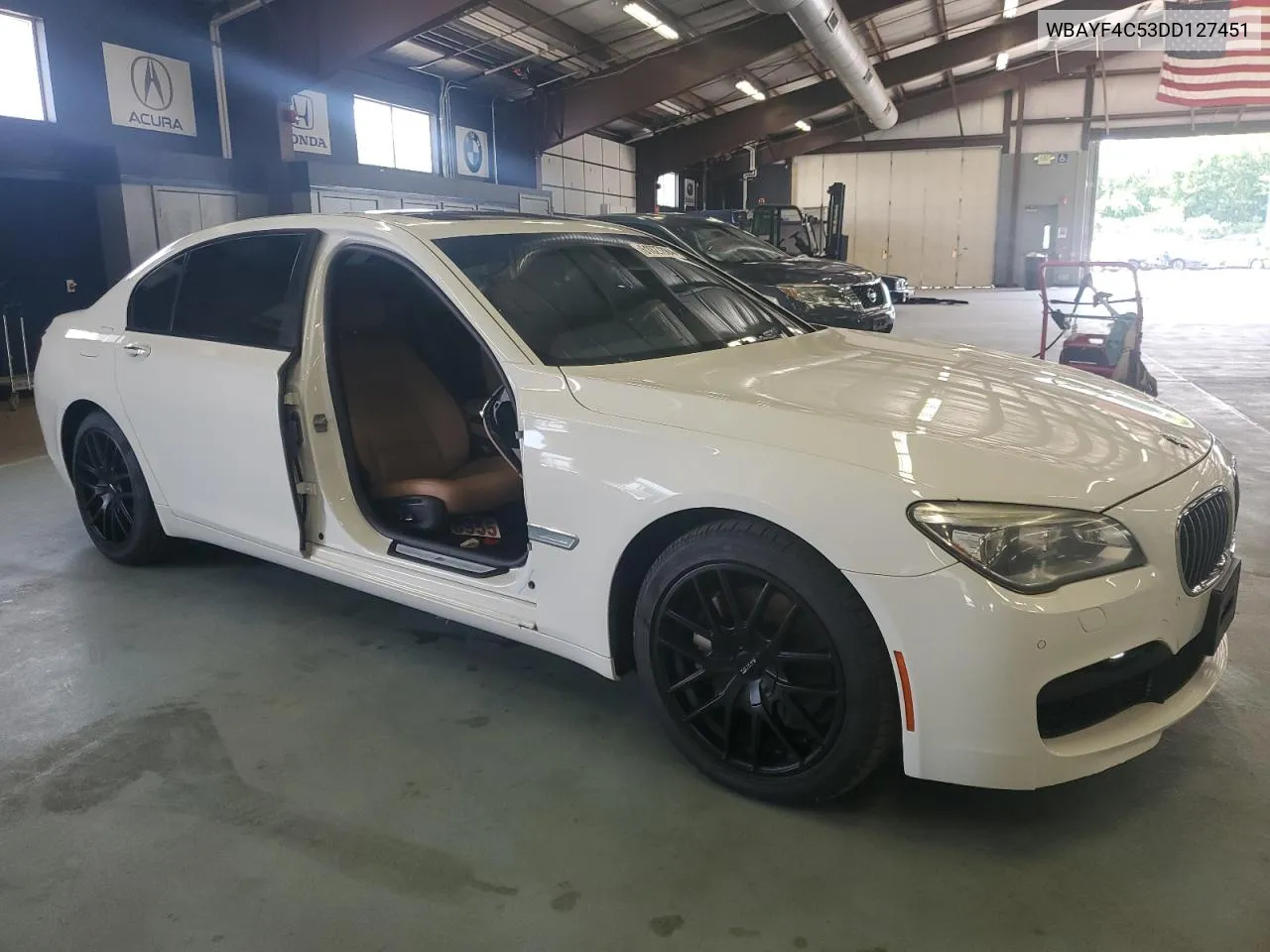 2013 BMW 740 Lxi VIN: WBAYF4C53DD127451 Lot: 61827884