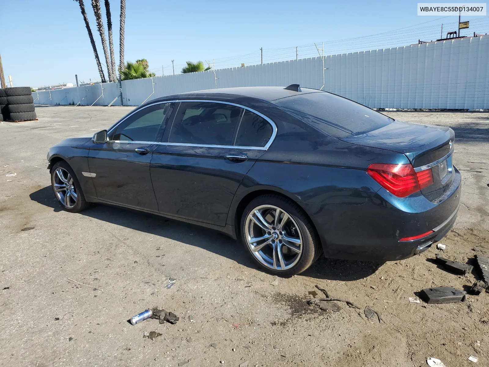 2013 BMW 750 Li VIN: WBAYE8C55DD134007 Lot: 64792874