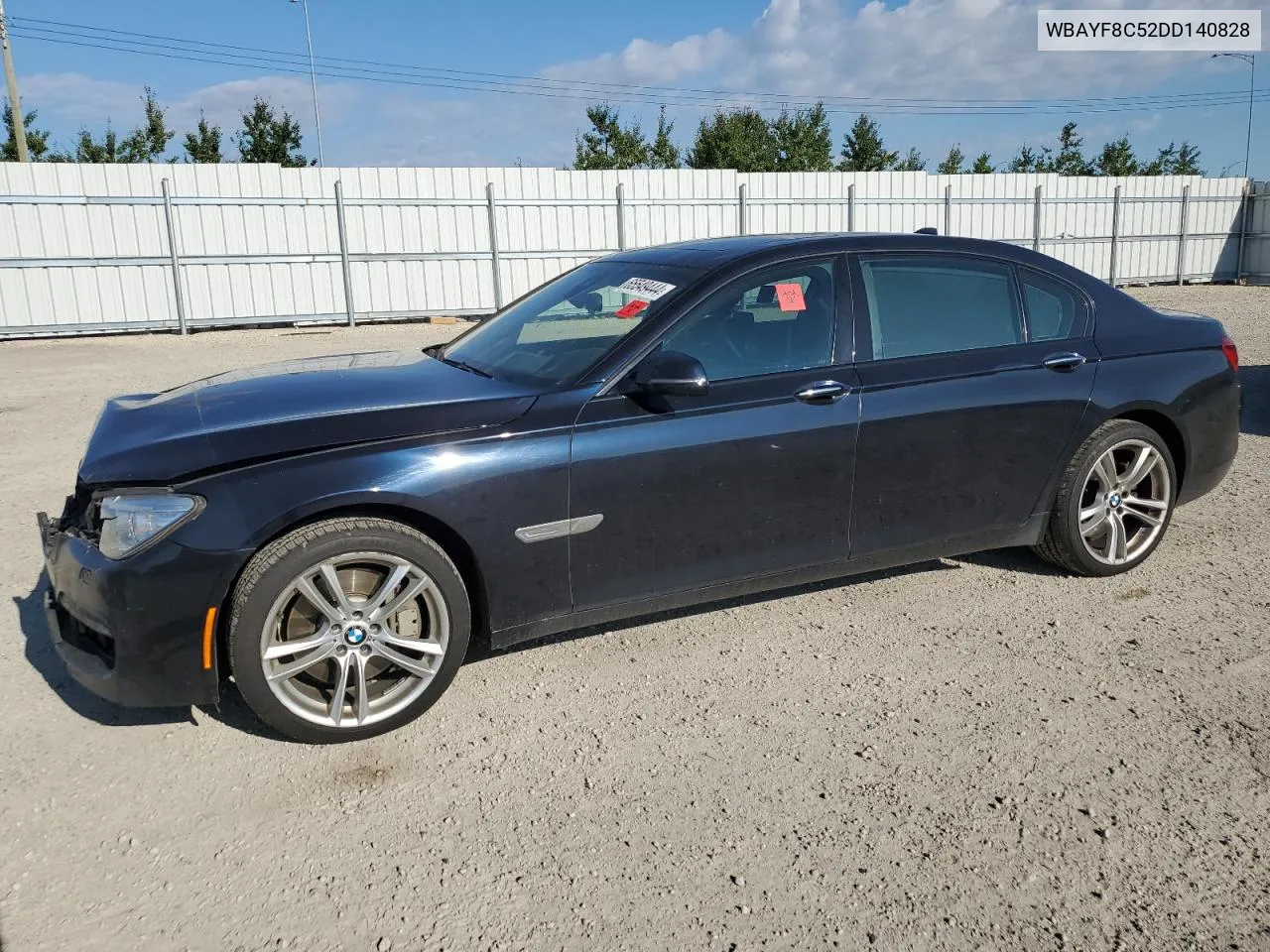 2013 BMW 750 Lxi VIN: WBAYF8C52DD140828 Lot: 65549444