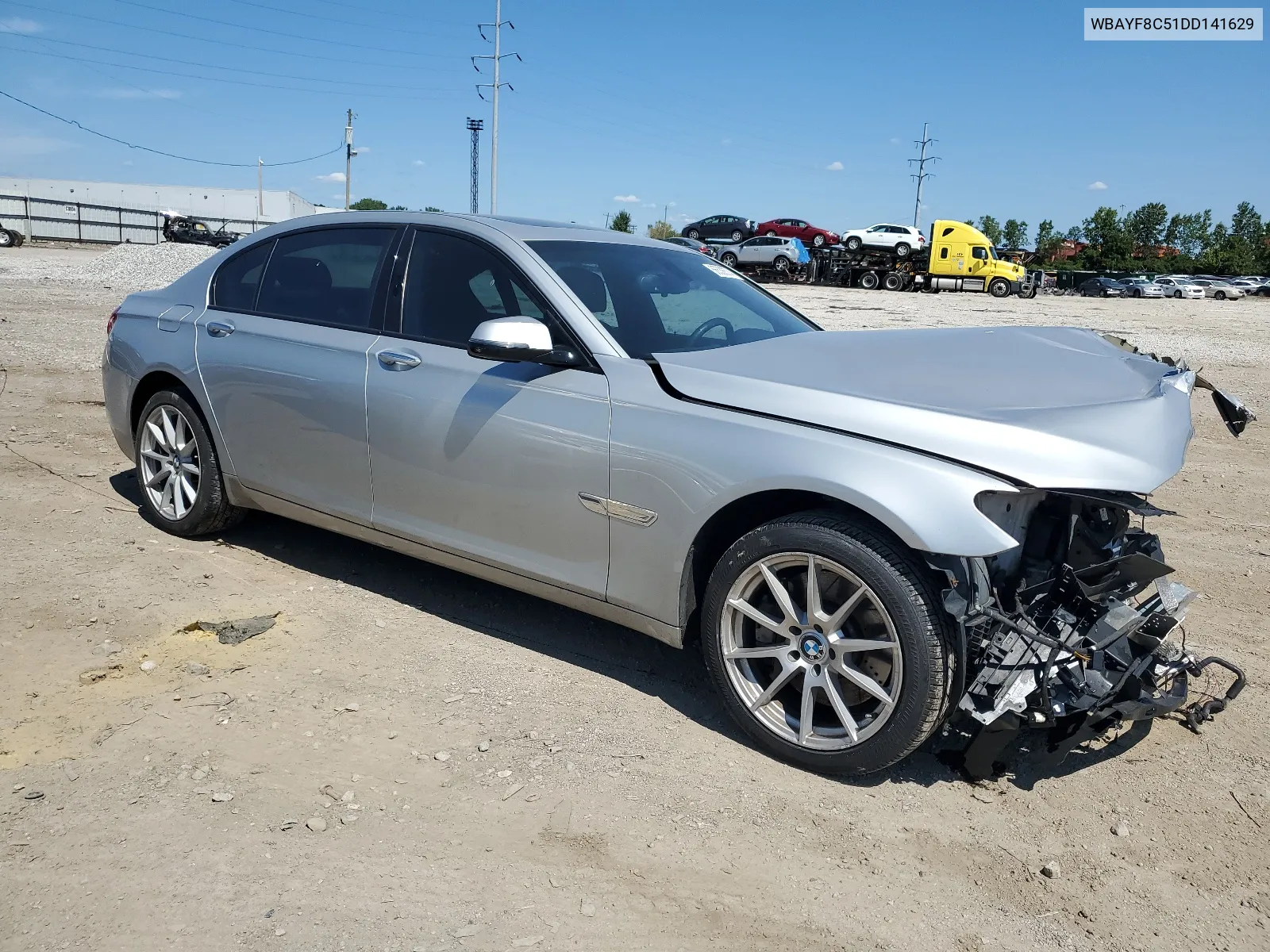 2013 BMW 750 Lxi VIN: WBAYF8C51DD141629 Lot: 66536574