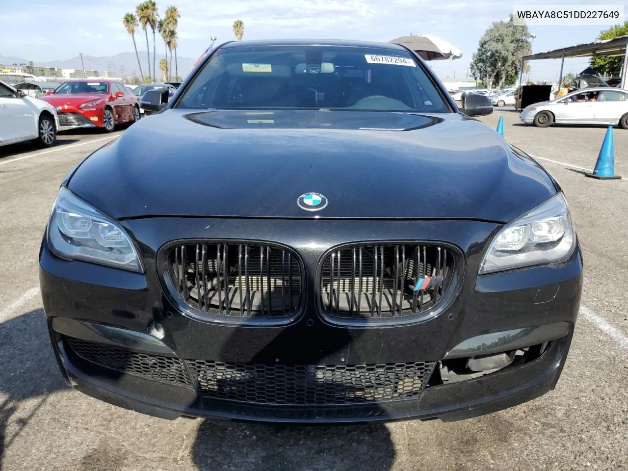 2013 BMW 750 I VIN: WBAYA8C51DD227649 Lot: 66782294