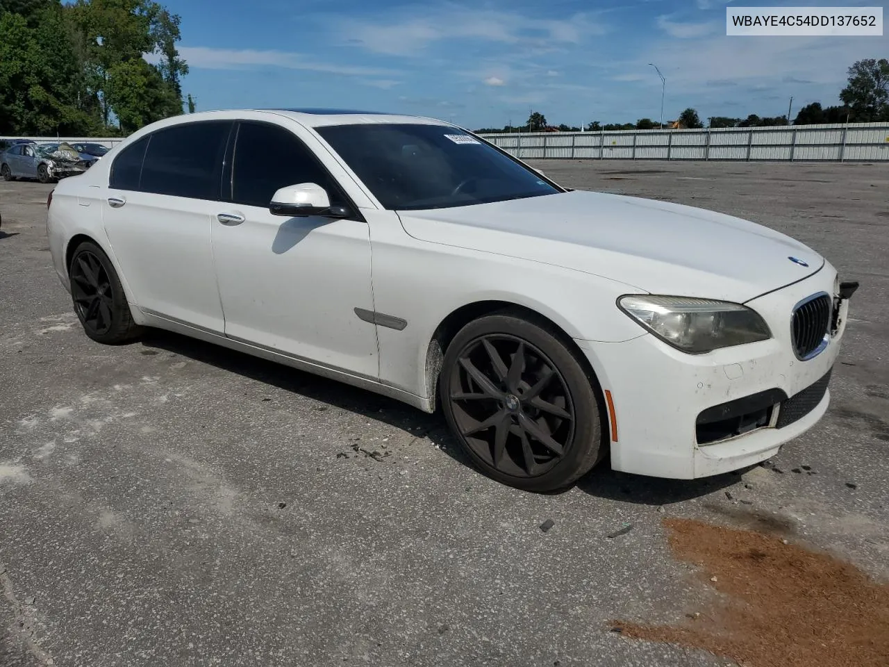 2013 BMW 740 Li VIN: WBAYE4C54DD137652 Lot: 69580694