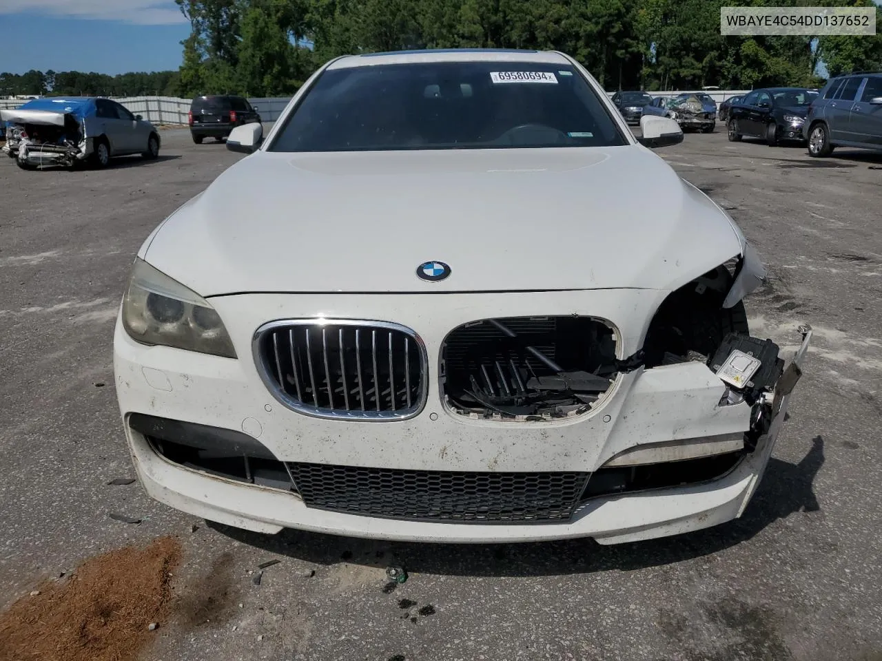 2013 BMW 740 Li VIN: WBAYE4C54DD137652 Lot: 69580694