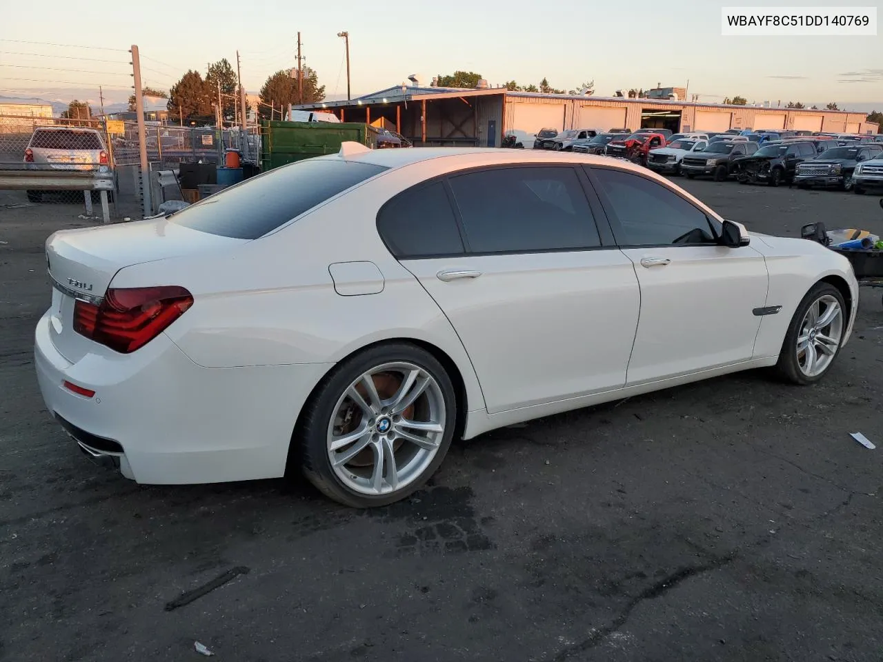 2013 BMW 750 Lxi VIN: WBAYF8C51DD140769 Lot: 70248634