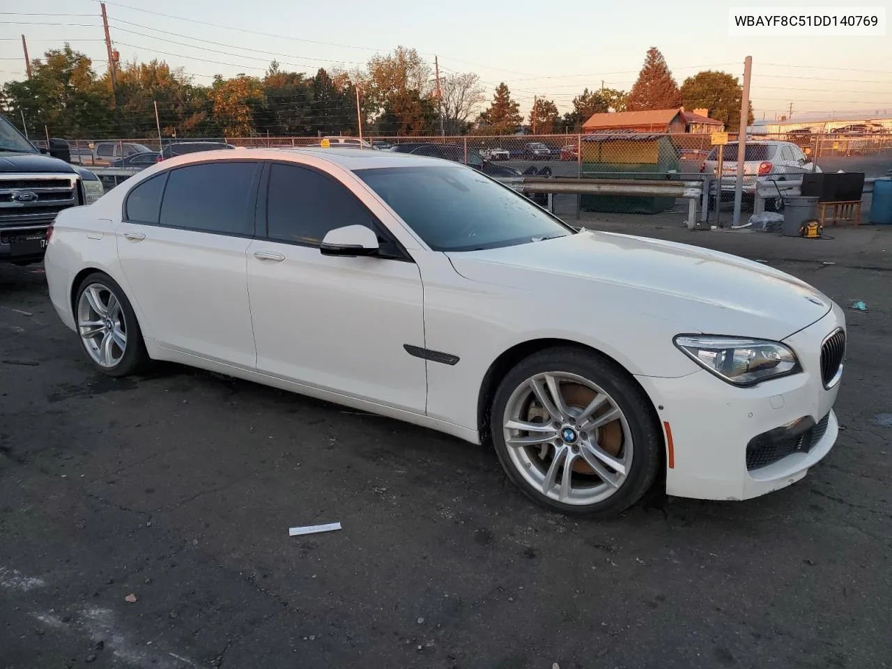 2013 BMW 750 Lxi VIN: WBAYF8C51DD140769 Lot: 70248634