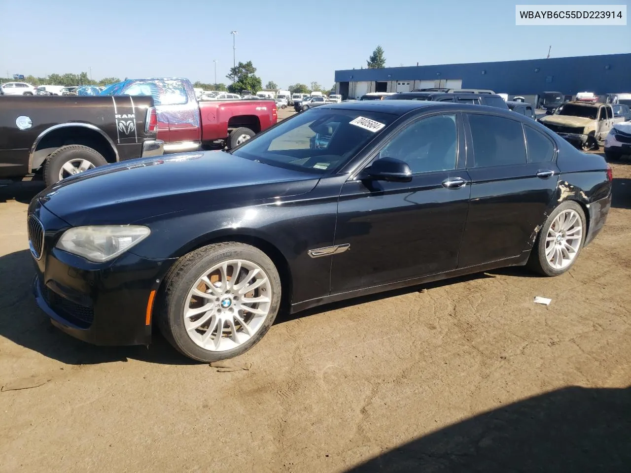 2013 BMW 750 Xi VIN: WBAYB6C55DD223914 Lot: 70405604