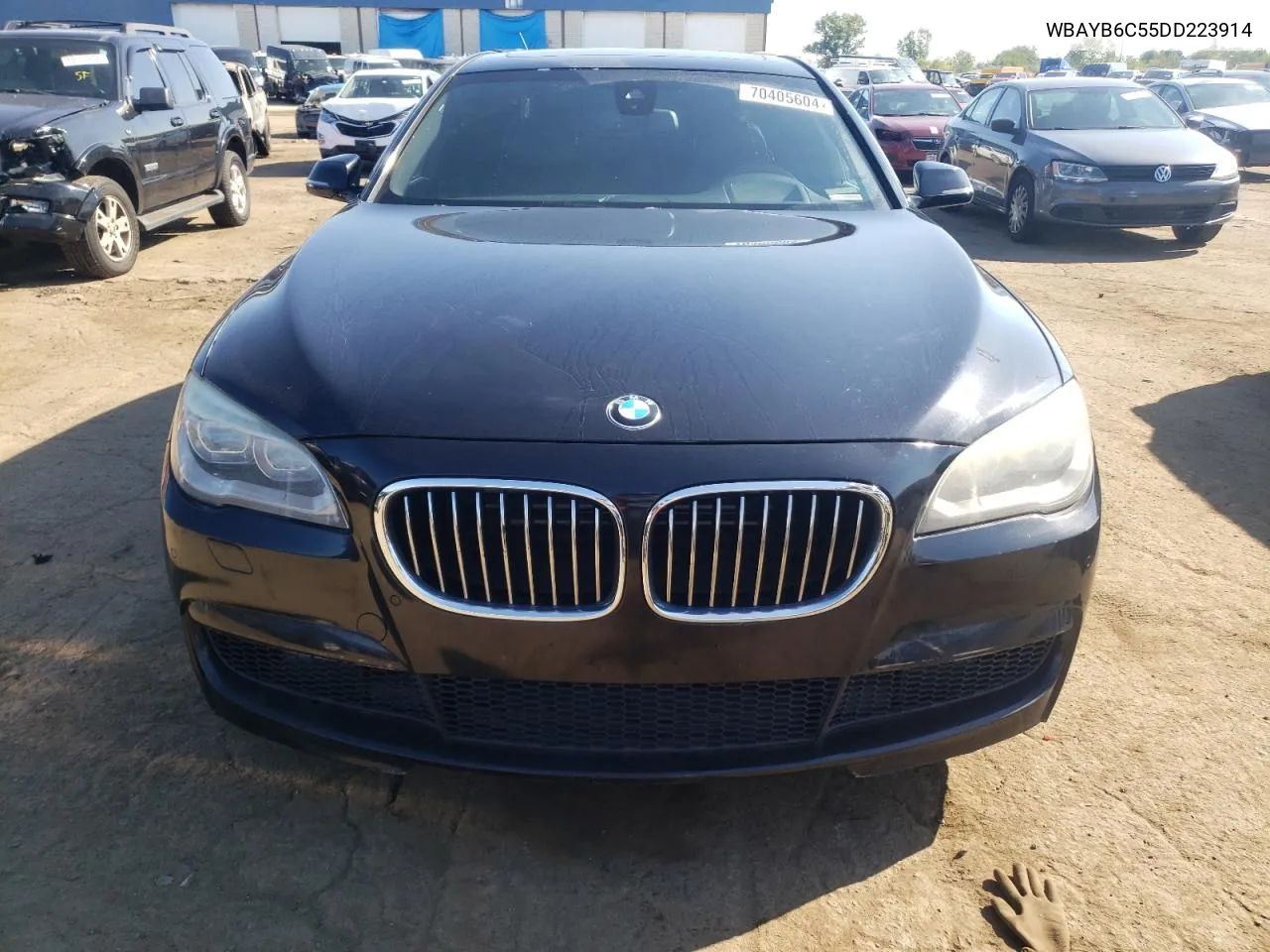 2013 BMW 750 Xi VIN: WBAYB6C55DD223914 Lot: 70405604