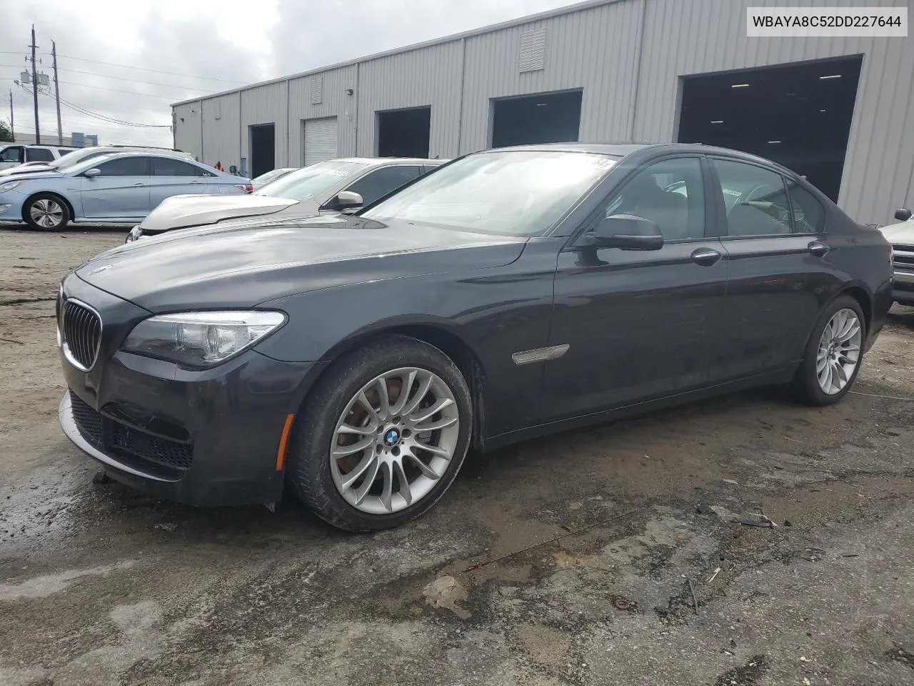 2013 BMW 750 I VIN: WBAYA8C52DD227644 Lot: 71259864