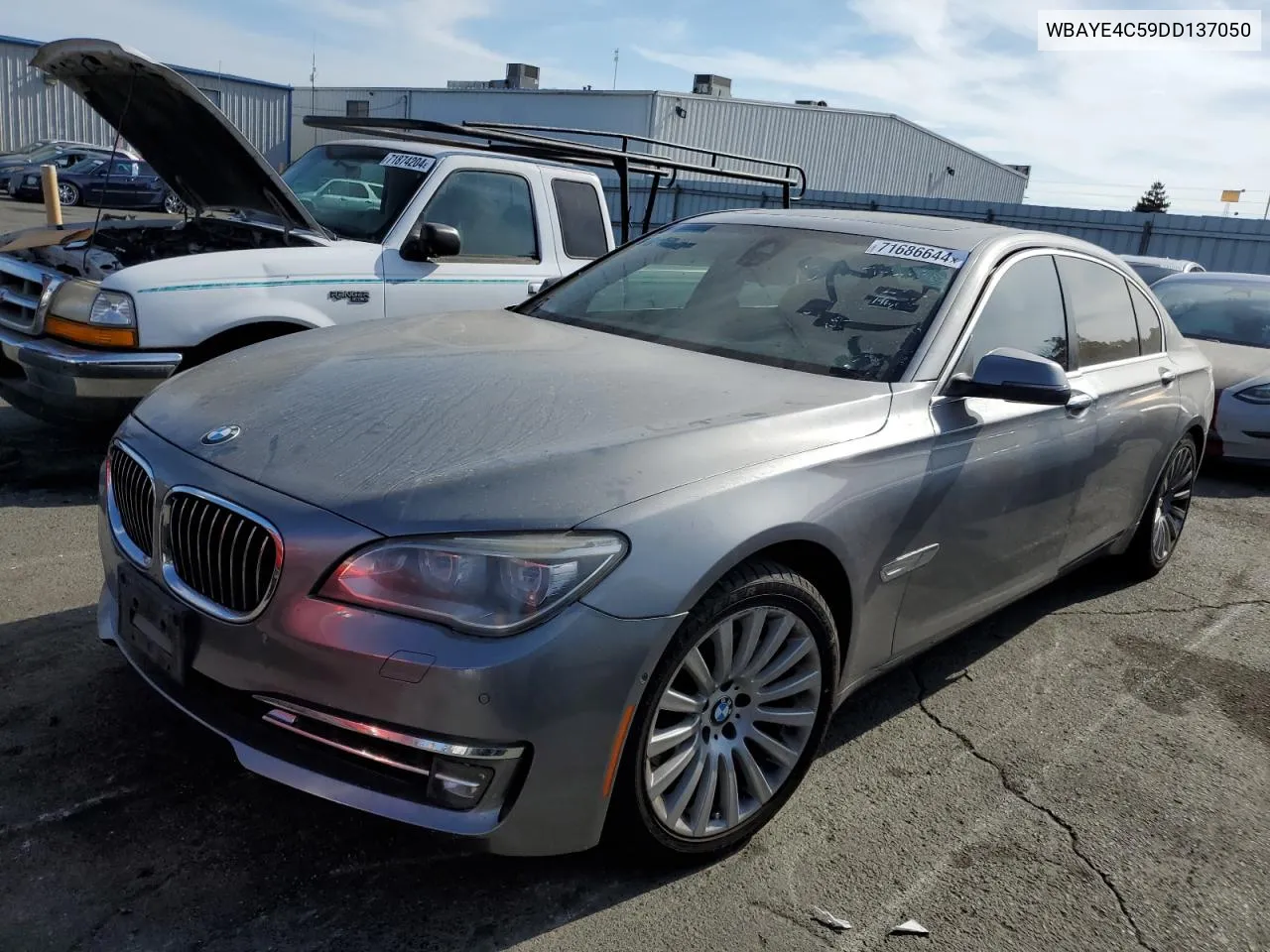 2013 BMW 740 Li VIN: WBAYE4C59DD137050 Lot: 71686644