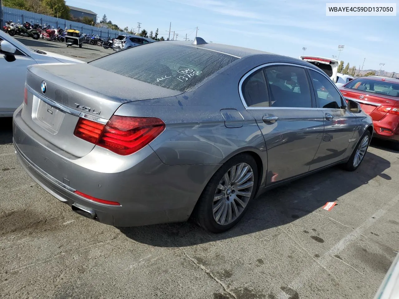 2013 BMW 740 Li VIN: WBAYE4C59DD137050 Lot: 71686644