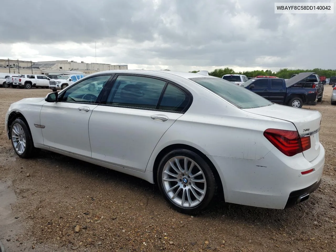 2013 BMW 750 Lxi VIN: WBAYF8C58DD140042 Lot: 72640184