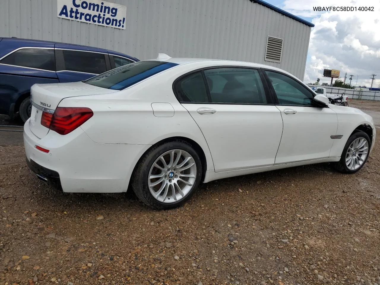 2013 BMW 750 Lxi VIN: WBAYF8C58DD140042 Lot: 72640184