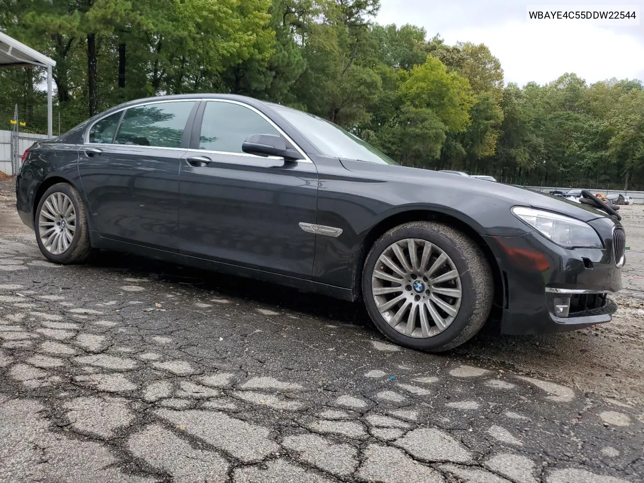 2013 BMW 740 Li VIN: WBAYE4C55DDW22544 Lot: 73326844