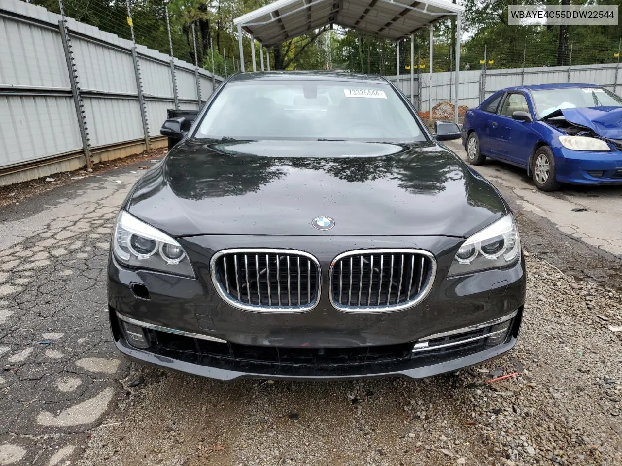 2013 BMW 740 Li VIN: WBAYE4C55DDW22544 Lot: 73326844