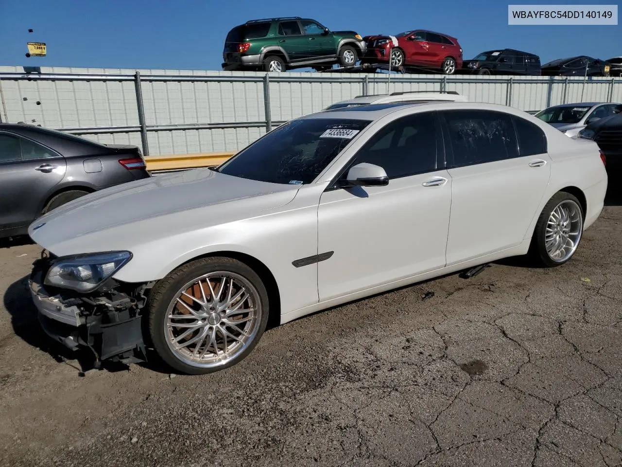 2013 BMW 750 Lxi VIN: WBAYF8C54DD140149 Lot: 74336684