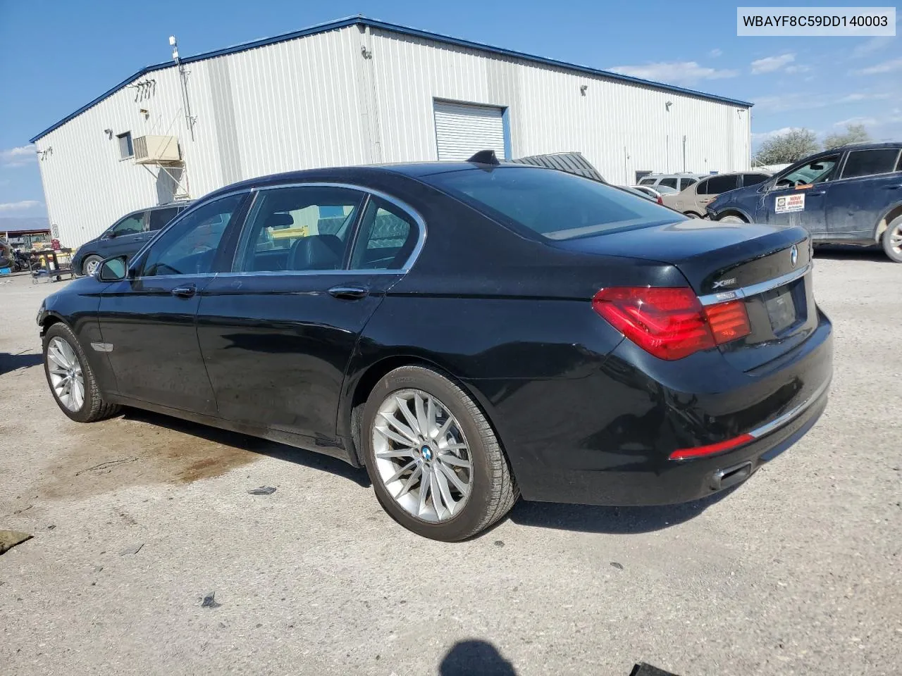 2013 BMW 750 Lxi VIN: WBAYF8C59DD140003 Lot: 74497214