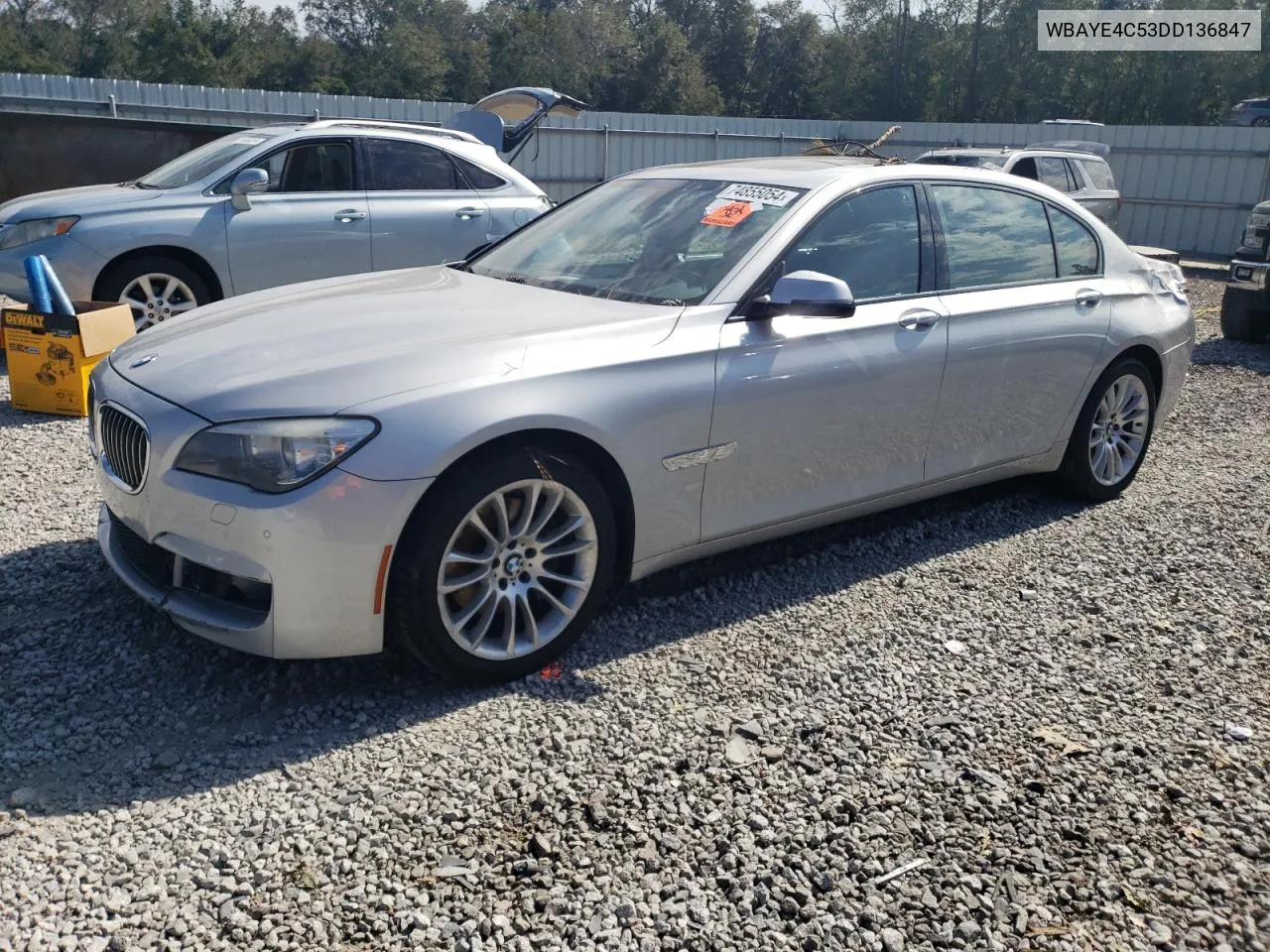 2013 BMW 740 Li VIN: WBAYE4C53DD136847 Lot: 74855054