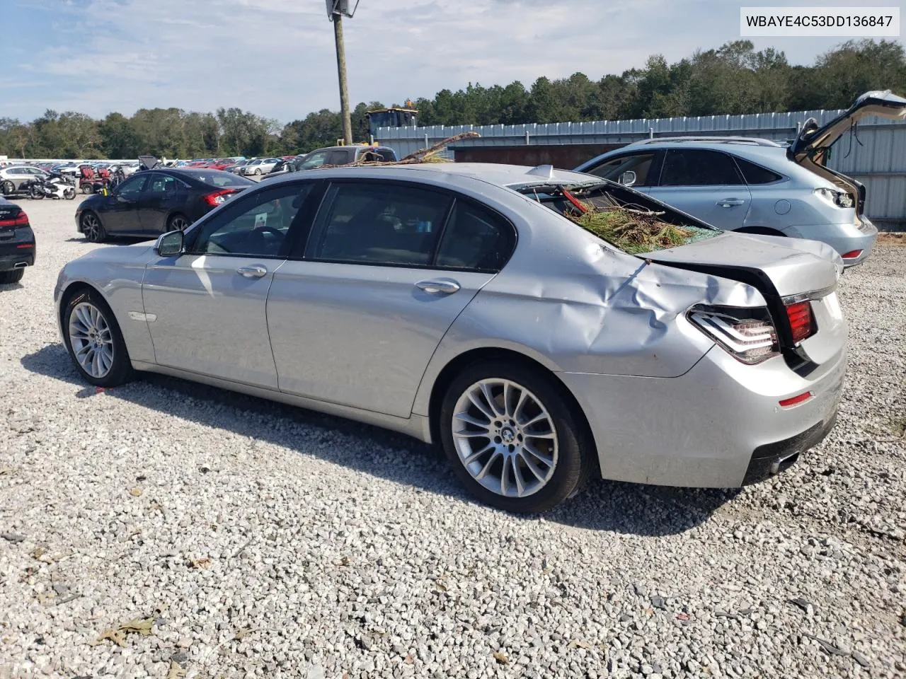 2013 BMW 740 Li VIN: WBAYE4C53DD136847 Lot: 74855054