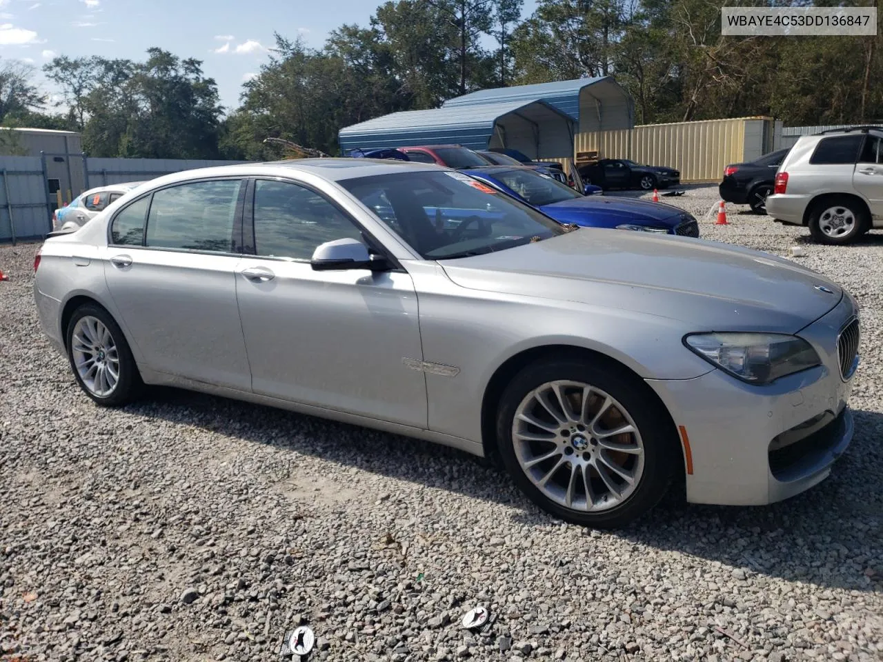 2013 BMW 740 Li VIN: WBAYE4C53DD136847 Lot: 74855054