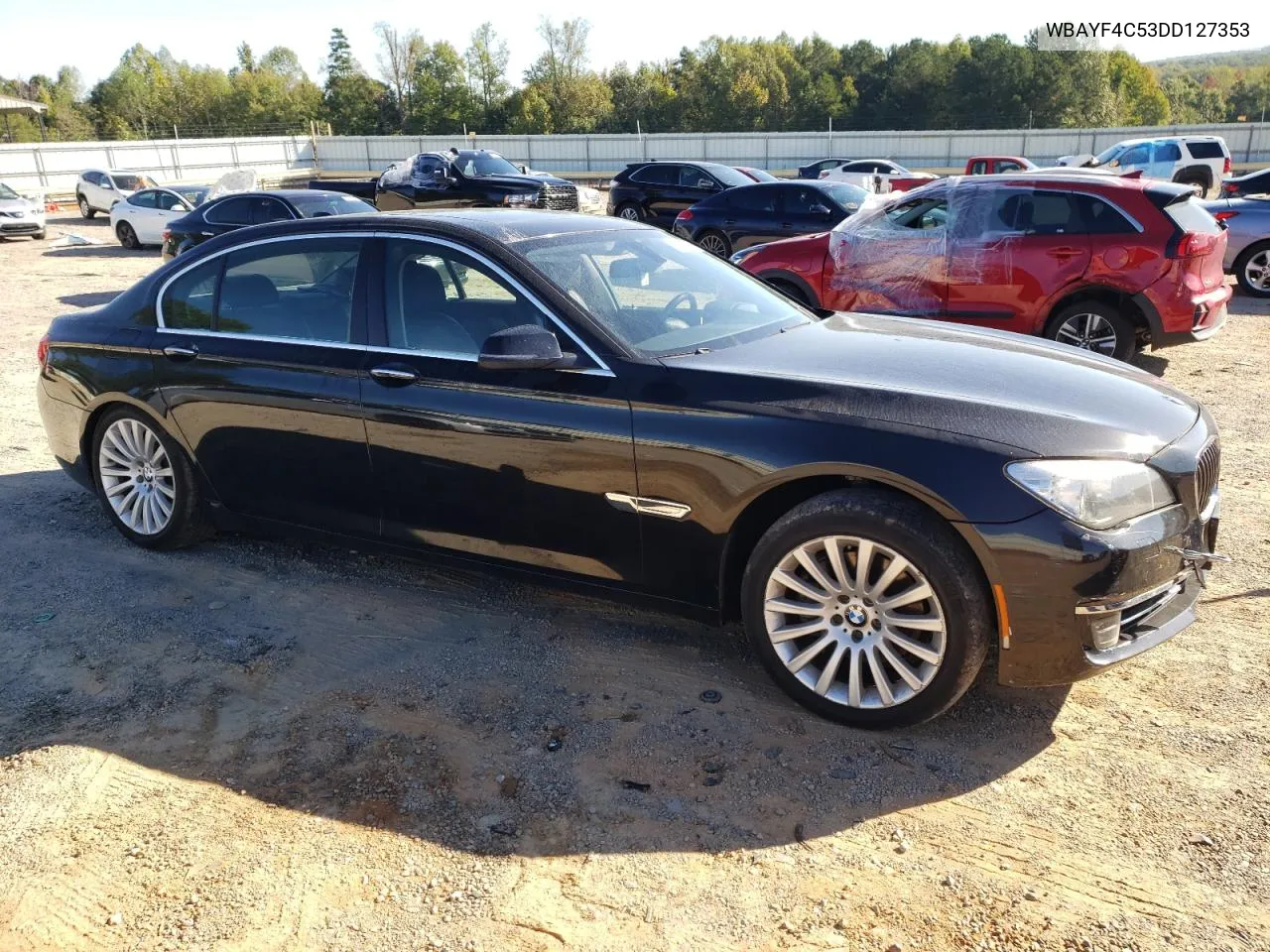 2013 BMW 740 Lxi VIN: WBAYF4C53DD127353 Lot: 74999934