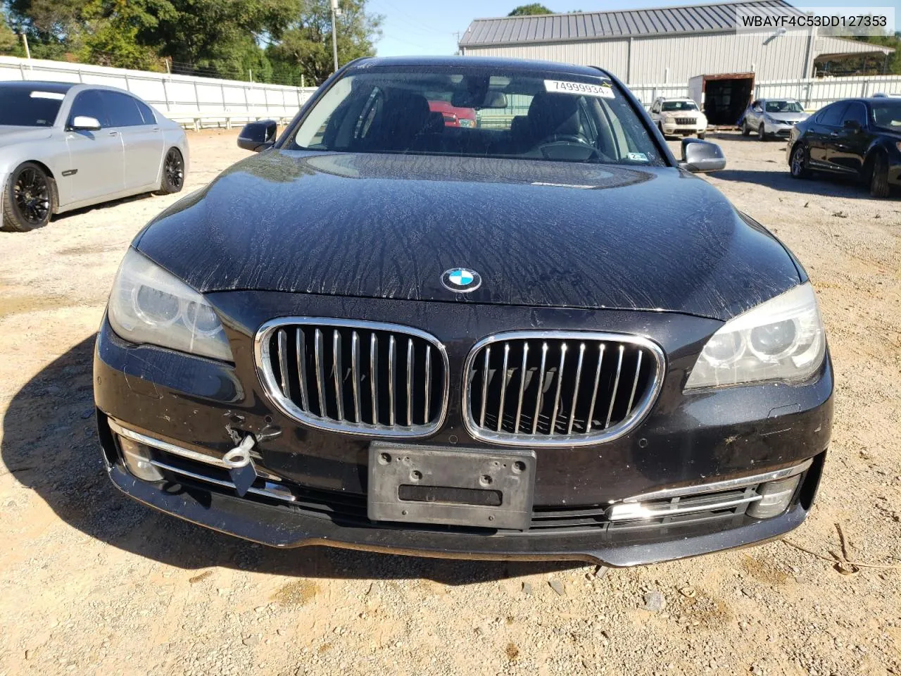 2013 BMW 740 Lxi VIN: WBAYF4C53DD127353 Lot: 74999934