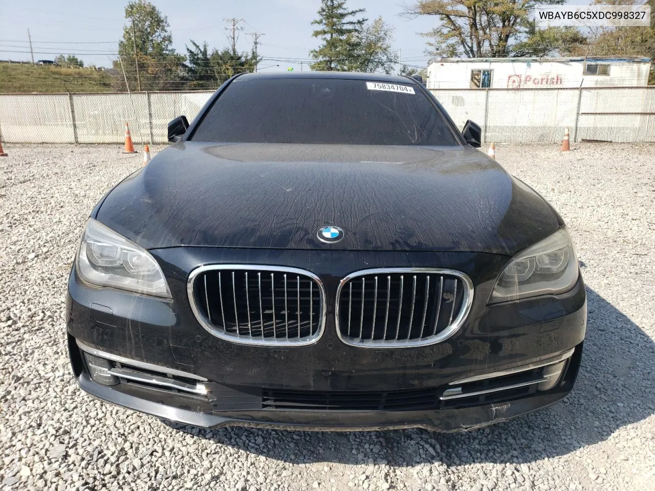 2013 BMW 750 Xi VIN: WBAYB6C5XDC998327 Lot: 75834704