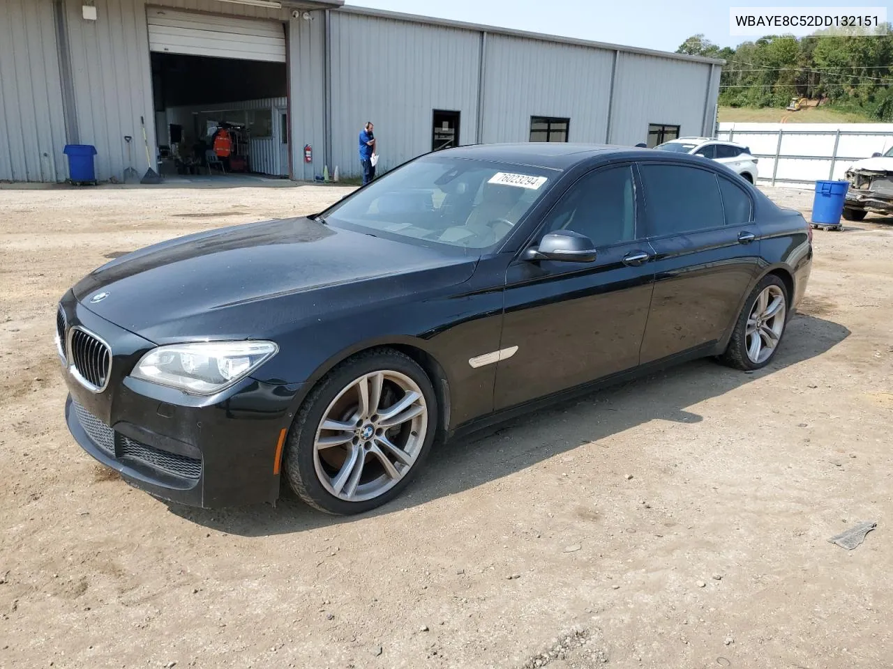 2013 BMW 750 Li VIN: WBAYE8C52DD132151 Lot: 76023294