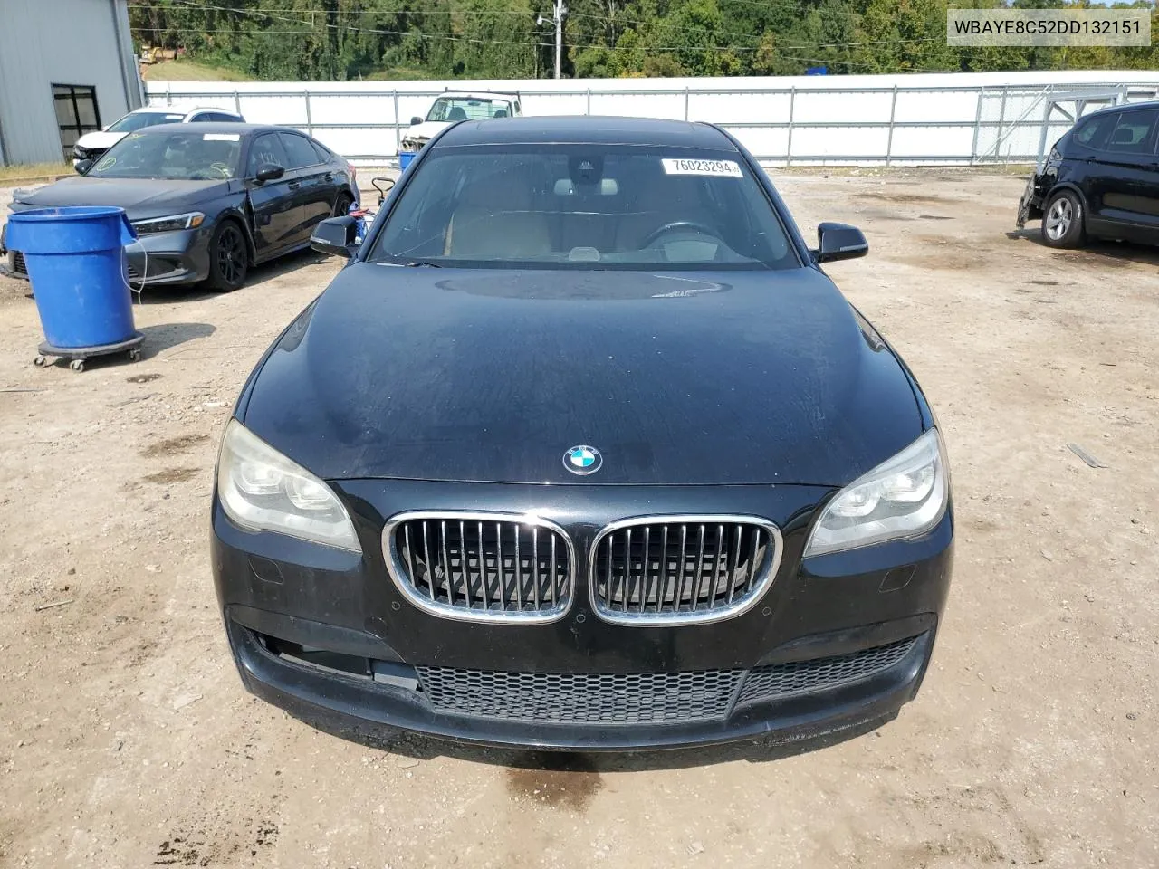 2013 BMW 750 Li VIN: WBAYE8C52DD132151 Lot: 76023294