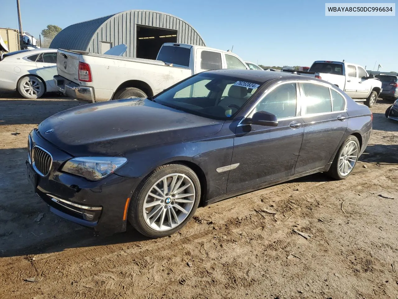 2013 BMW 750 I VIN: WBAYA8C50DC996634 Lot: 76252824