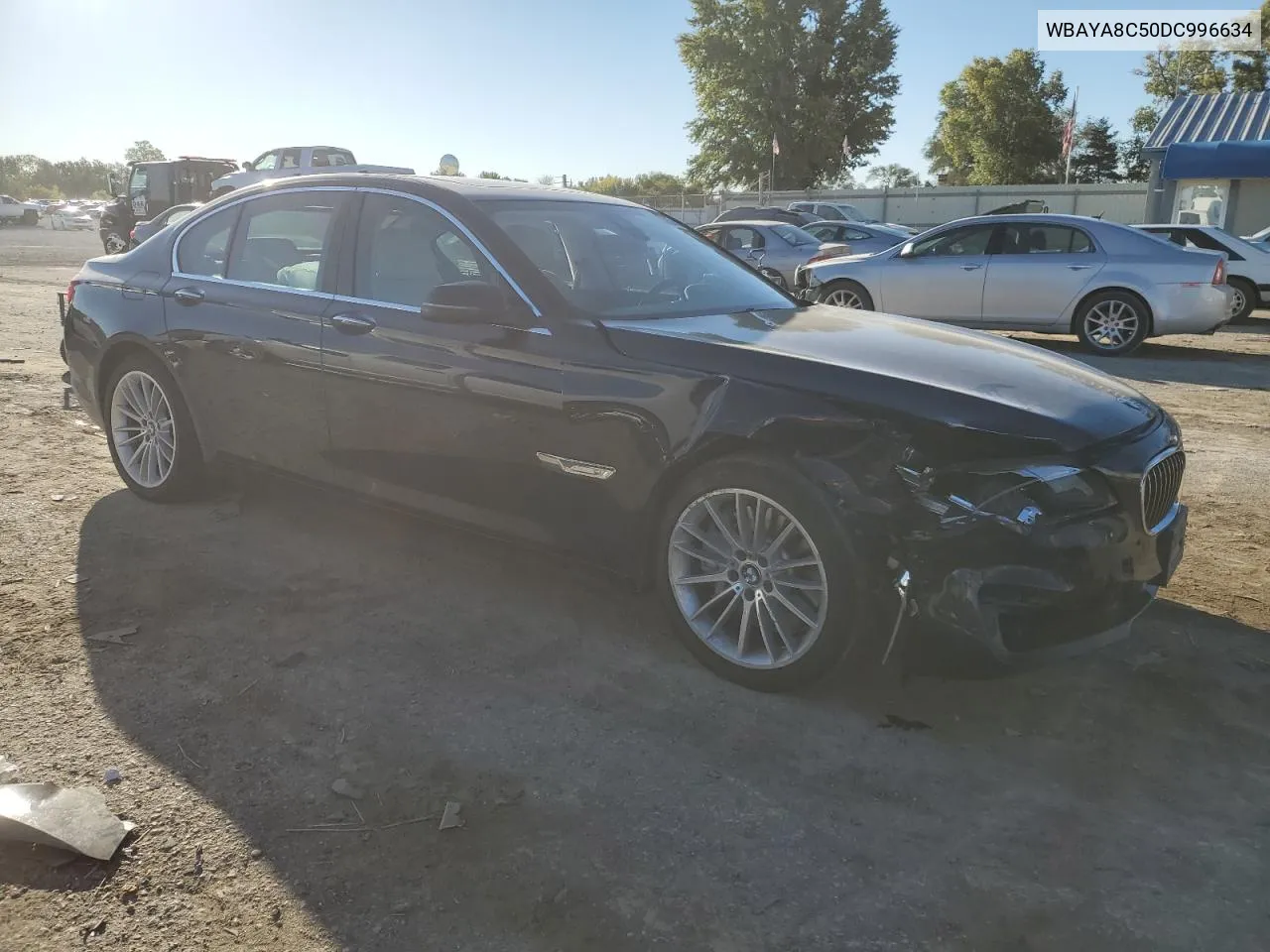 2013 BMW 750 I VIN: WBAYA8C50DC996634 Lot: 76252824