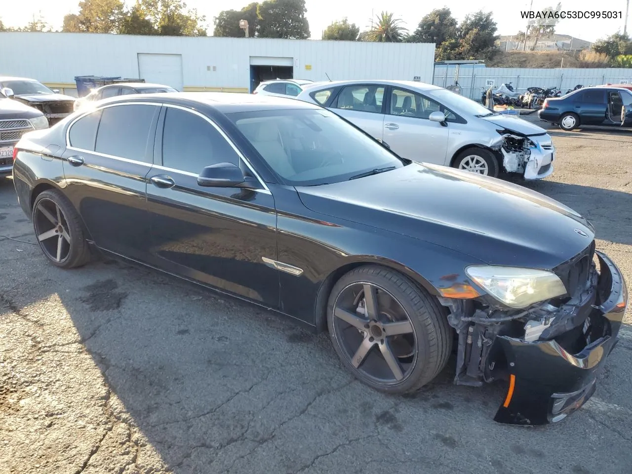 2013 BMW 740 I VIN: WBAYA6C53DC995031 Lot: 76371534