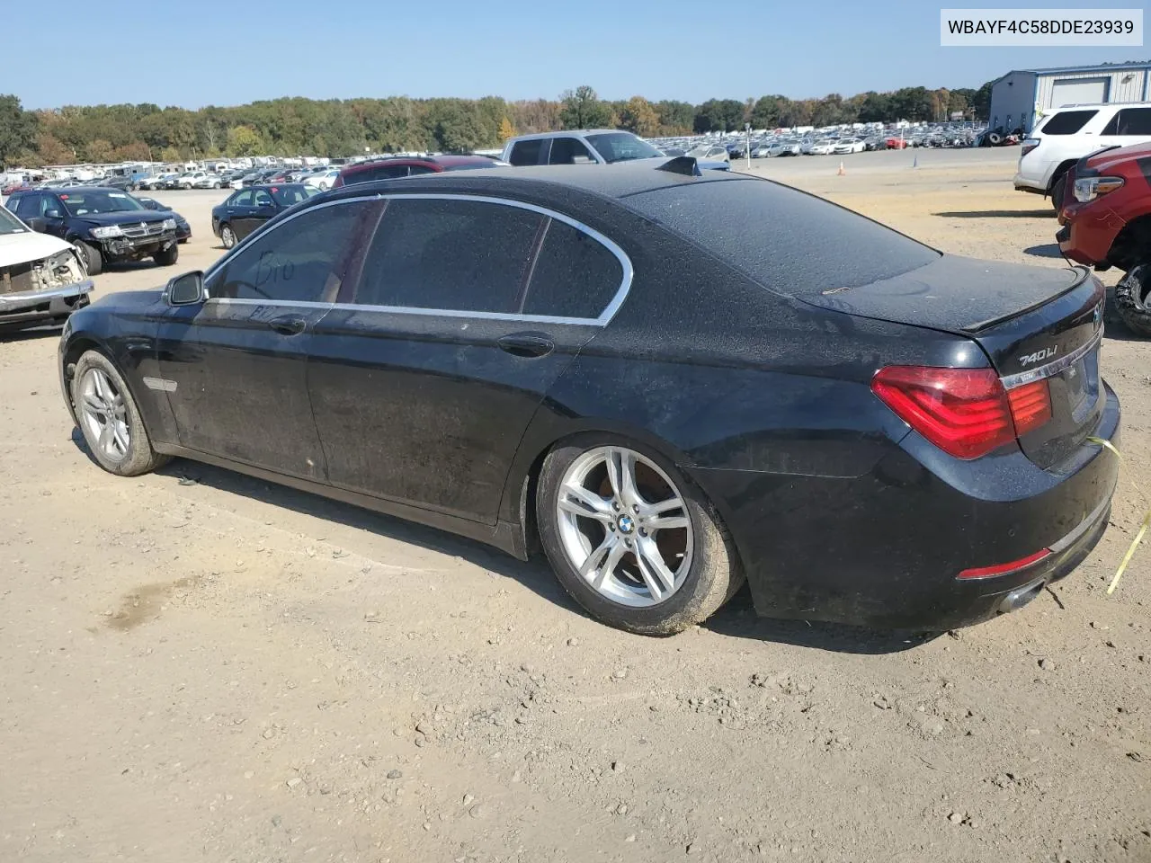 2013 BMW 740 Lxi VIN: WBAYF4C58DDE23939 Lot: 77532104