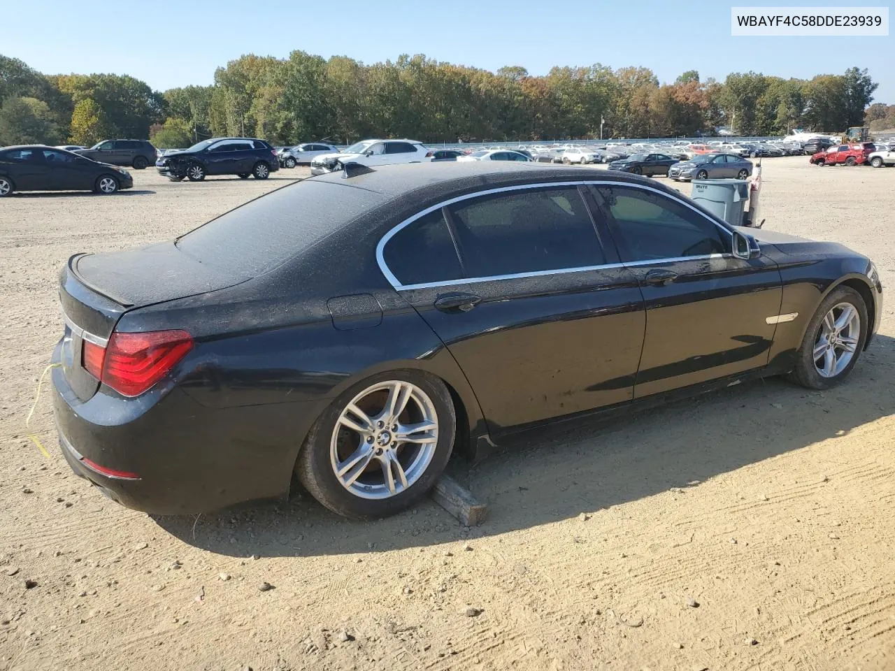 2013 BMW 740 Lxi VIN: WBAYF4C58DDE23939 Lot: 77532104