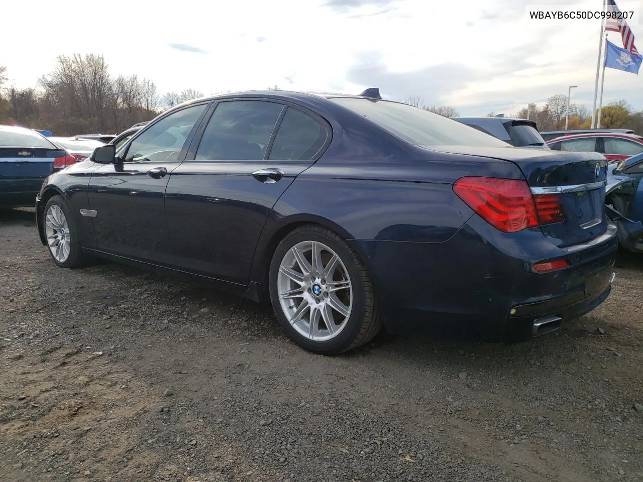 2013 BMW 750 Xi VIN: WBAYB6C50DC998207 Lot: 78645014