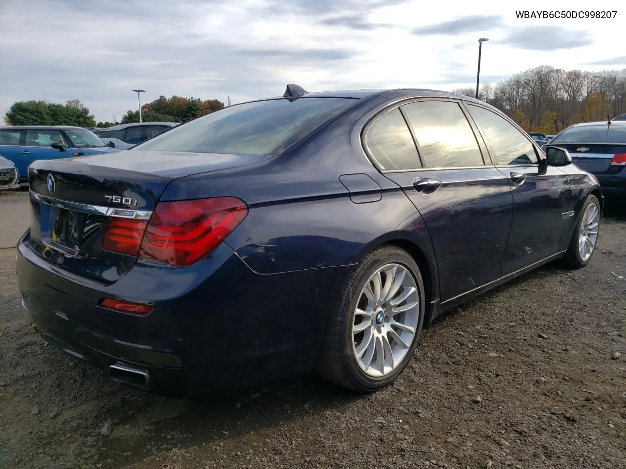 2013 BMW 750 Xi VIN: WBAYB6C50DC998207 Lot: 78645014