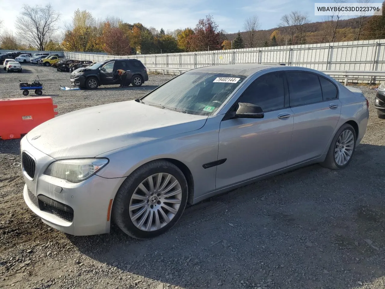 2013 BMW 750 Xi VIN: WBAYB6C53DD223796 Lot: 79402144