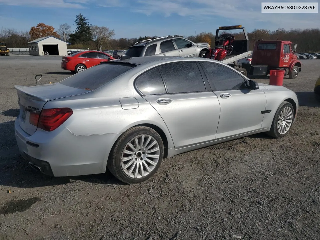 2013 BMW 750 Xi VIN: WBAYB6C53DD223796 Lot: 79402144