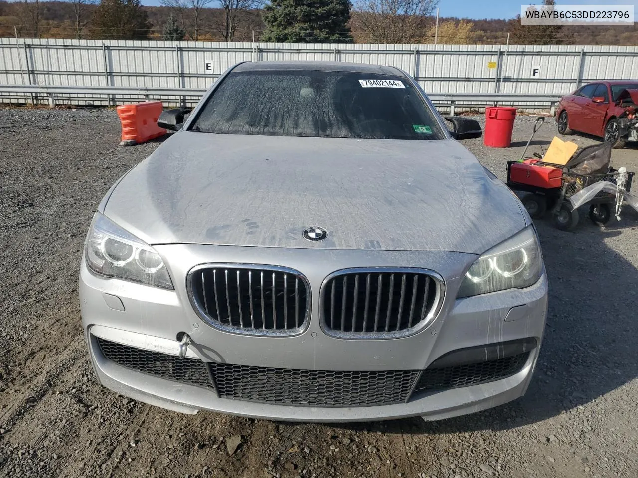 2013 BMW 750 Xi VIN: WBAYB6C53DD223796 Lot: 79402144