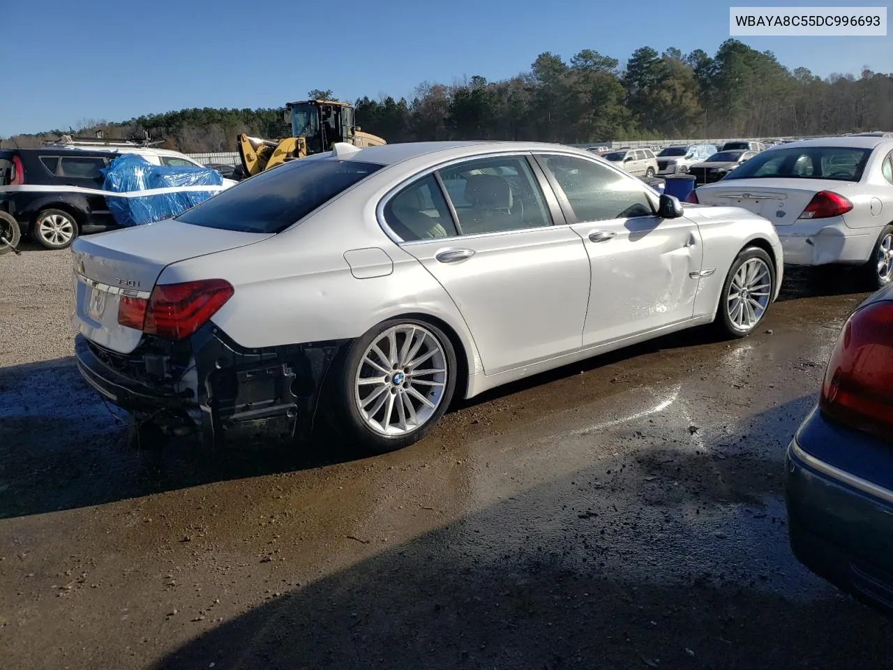 2013 BMW 750 I VIN: WBAYA8C55DC996693 Lot: 80233423