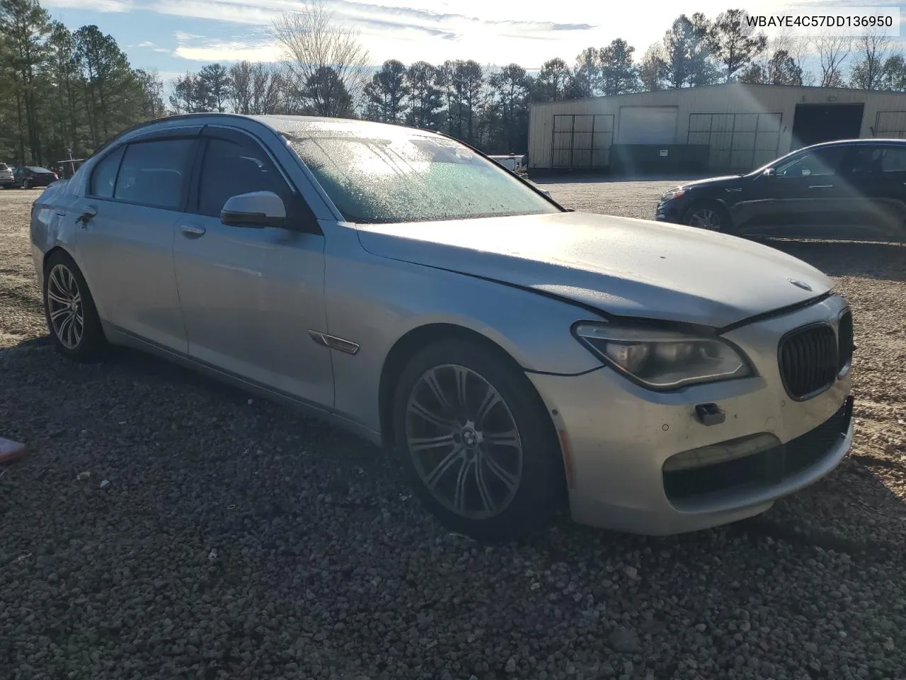 2013 BMW 740 Li VIN: WBAYE4C57DD136950 Lot: 80901134