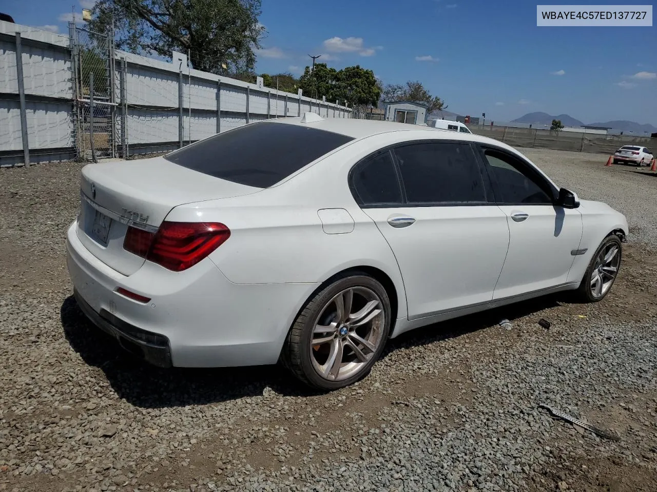 2014 BMW 740 Li VIN: WBAYE4C57ED137727 Lot: 51847244