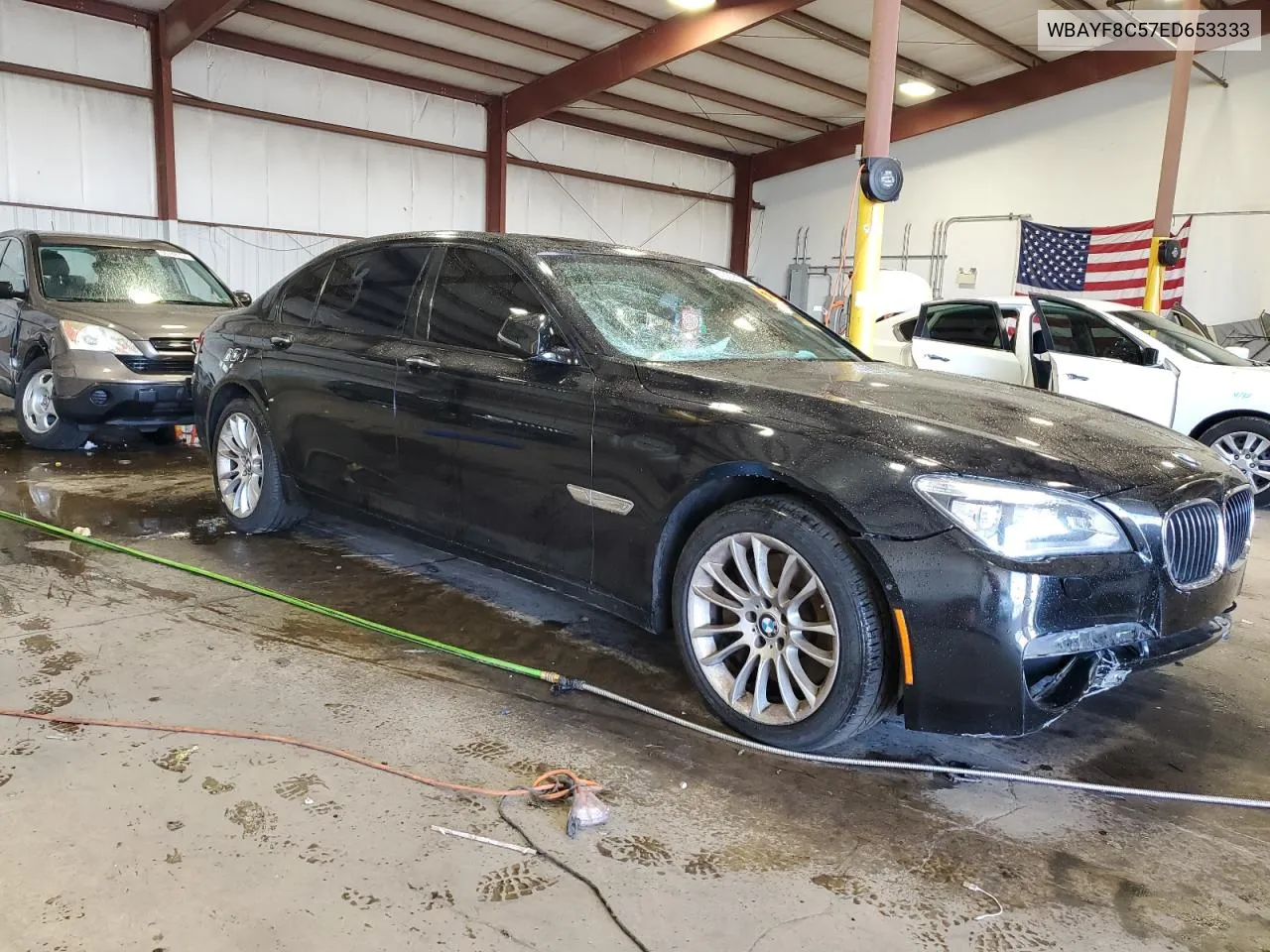 2014 BMW 750 Lxi VIN: WBAYF8C57ED653333 Lot: 61033834