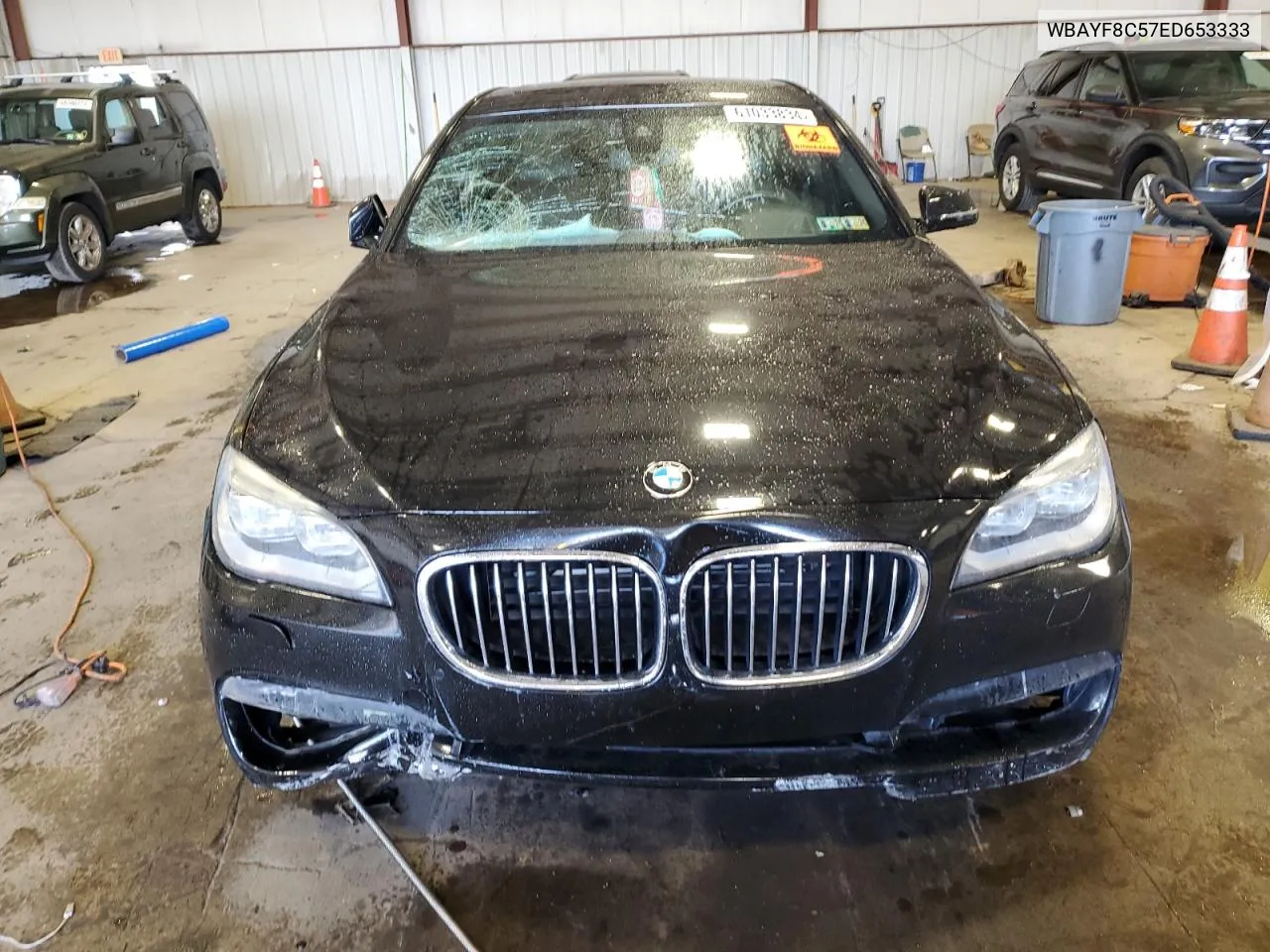 2014 BMW 750 Lxi VIN: WBAYF8C57ED653333 Lot: 61033834