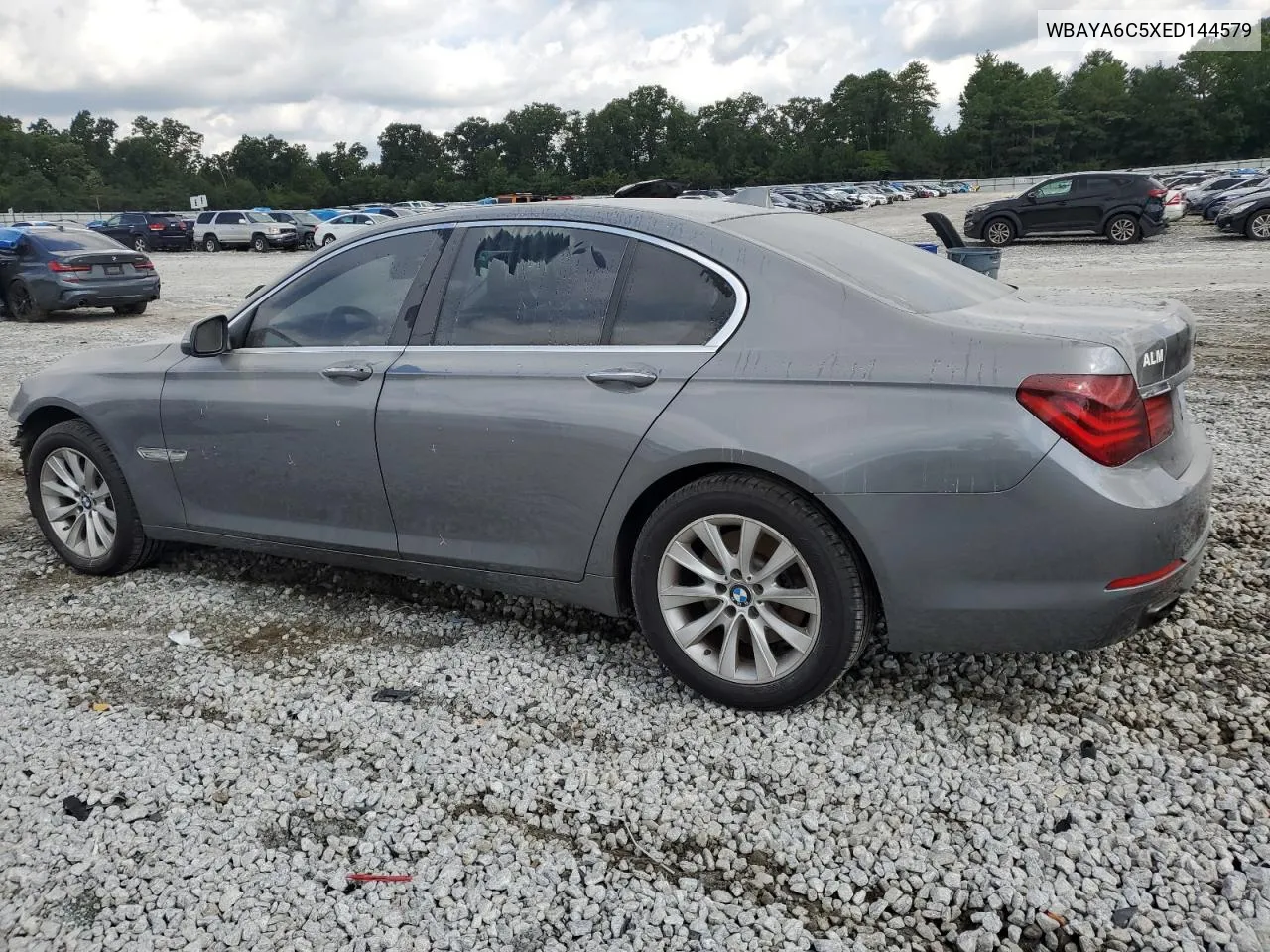 2014 BMW 740 I VIN: WBAYA6C5XED144579 Lot: 64349634