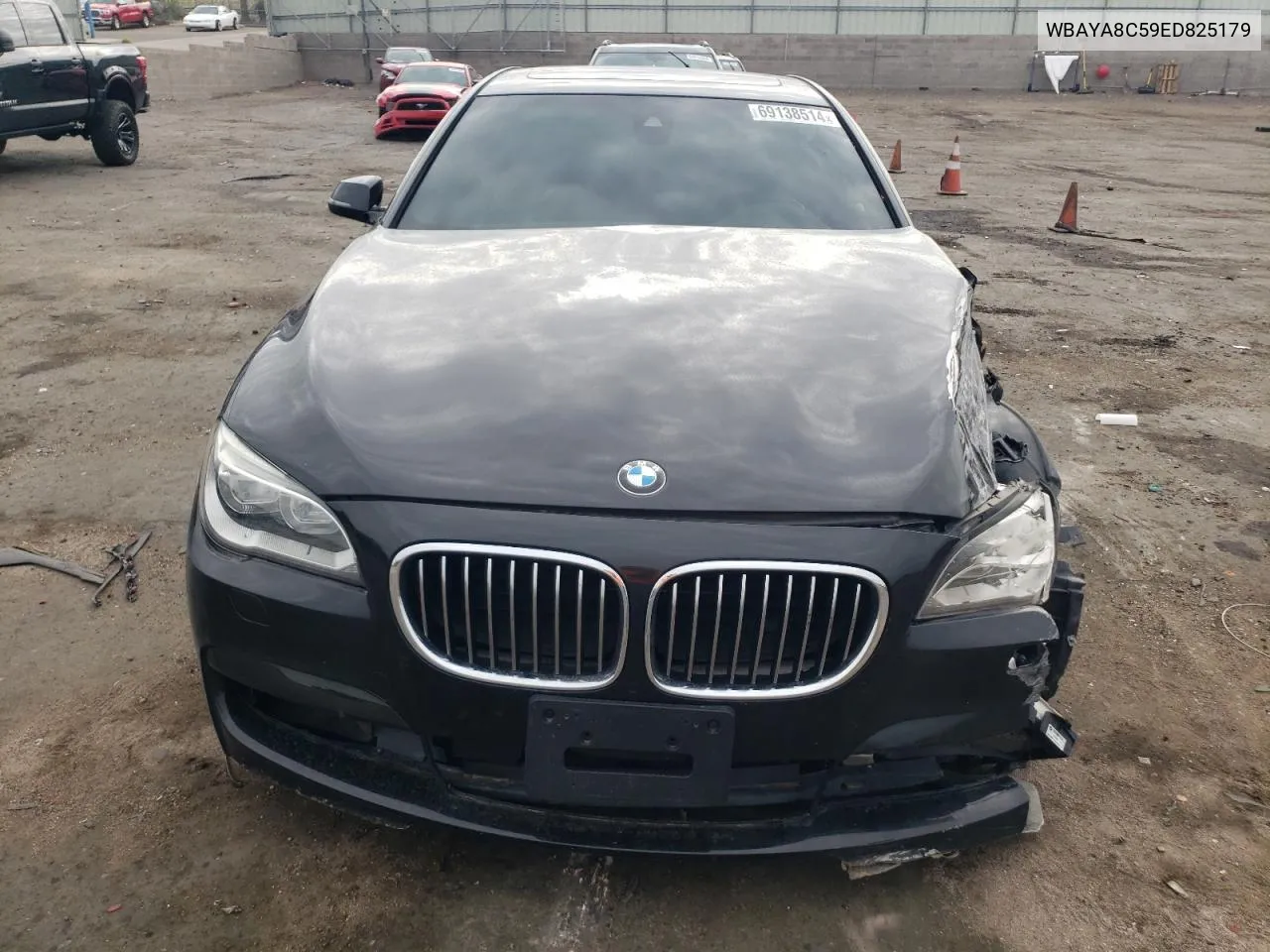 2014 BMW 750 I VIN: WBAYA8C59ED825179 Lot: 69138514