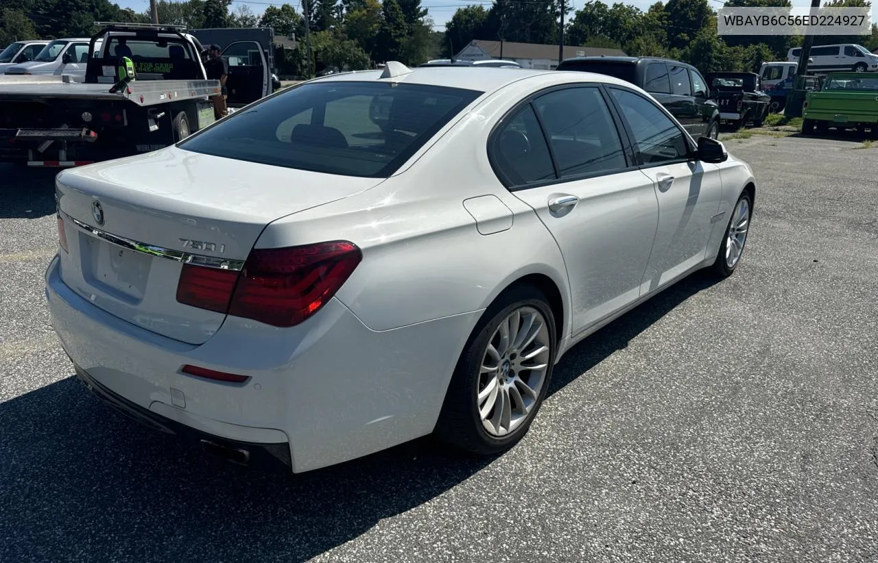 2014 BMW 750 Xi VIN: WBAYB6C56ED224927 Lot: 70276714