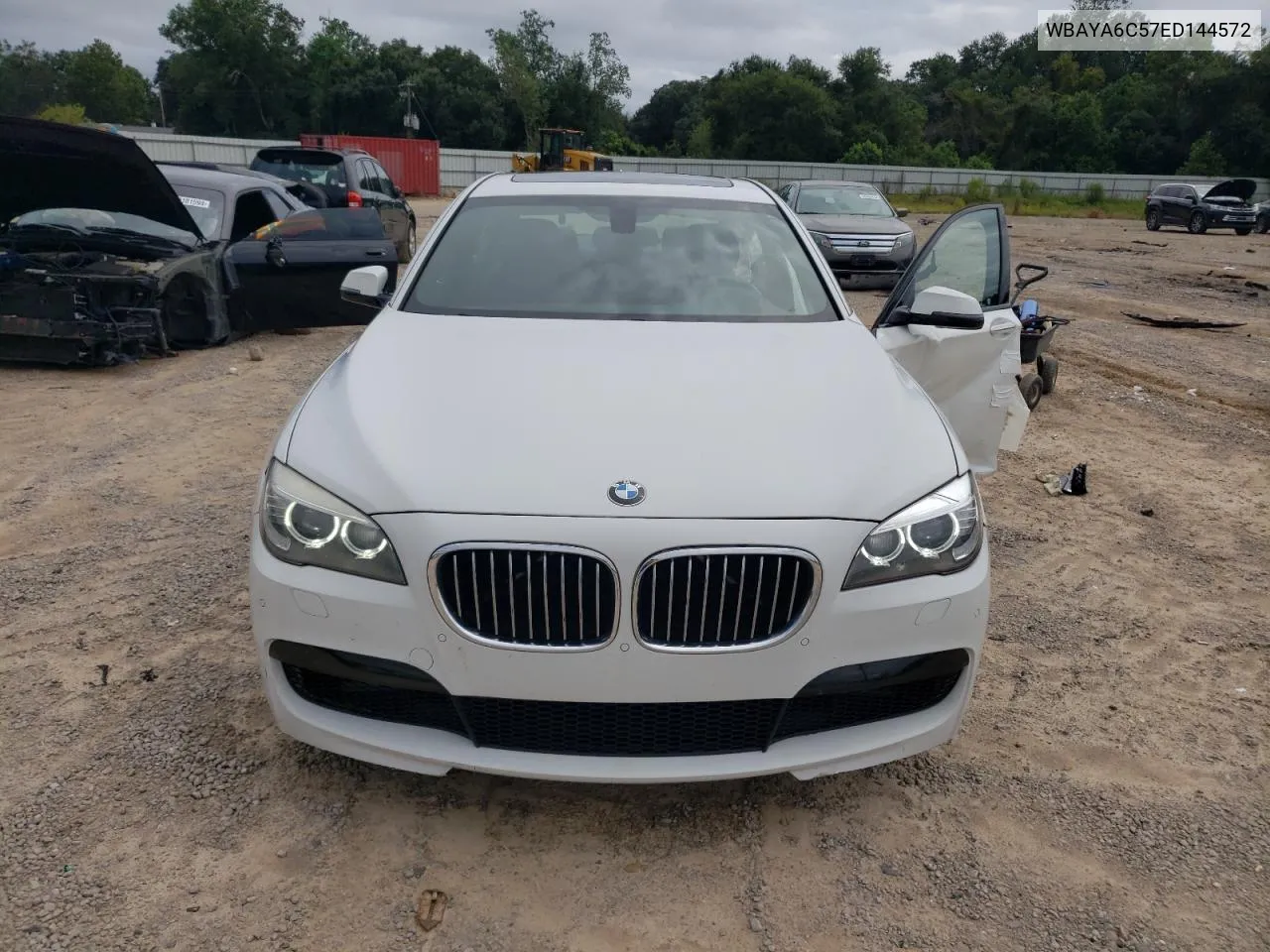 2014 BMW 740 I VIN: WBAYA6C57ED144572 Lot: 70323644