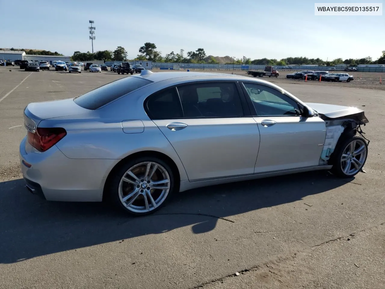 2014 BMW 750 Li VIN: WBAYE8C59ED135517 Lot: 70522924