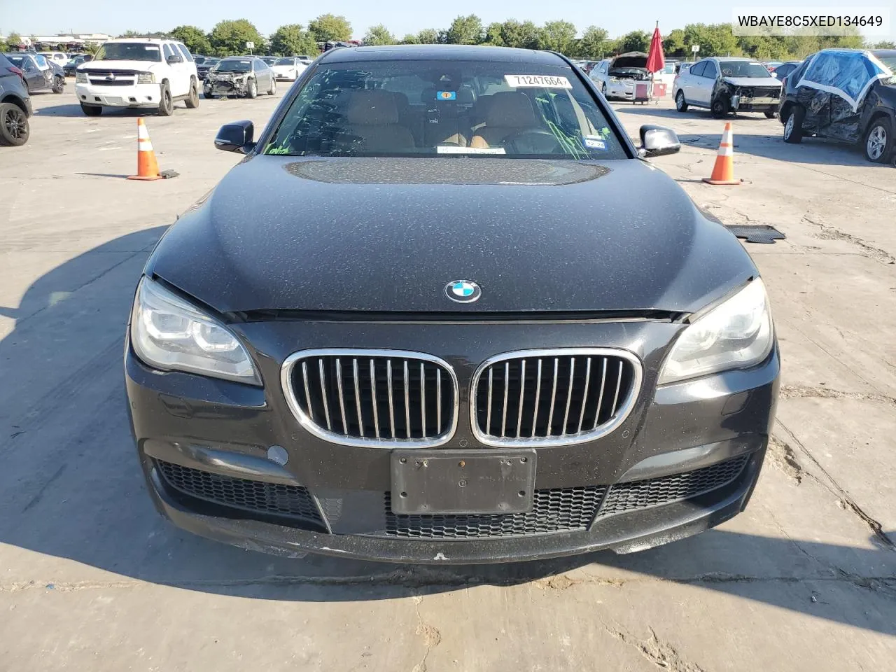 2014 BMW 750 Li VIN: WBAYE8C5XED134649 Lot: 71247664